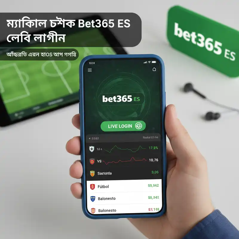Bet365 ES Live Login মোবাইল ইন্টারফেস